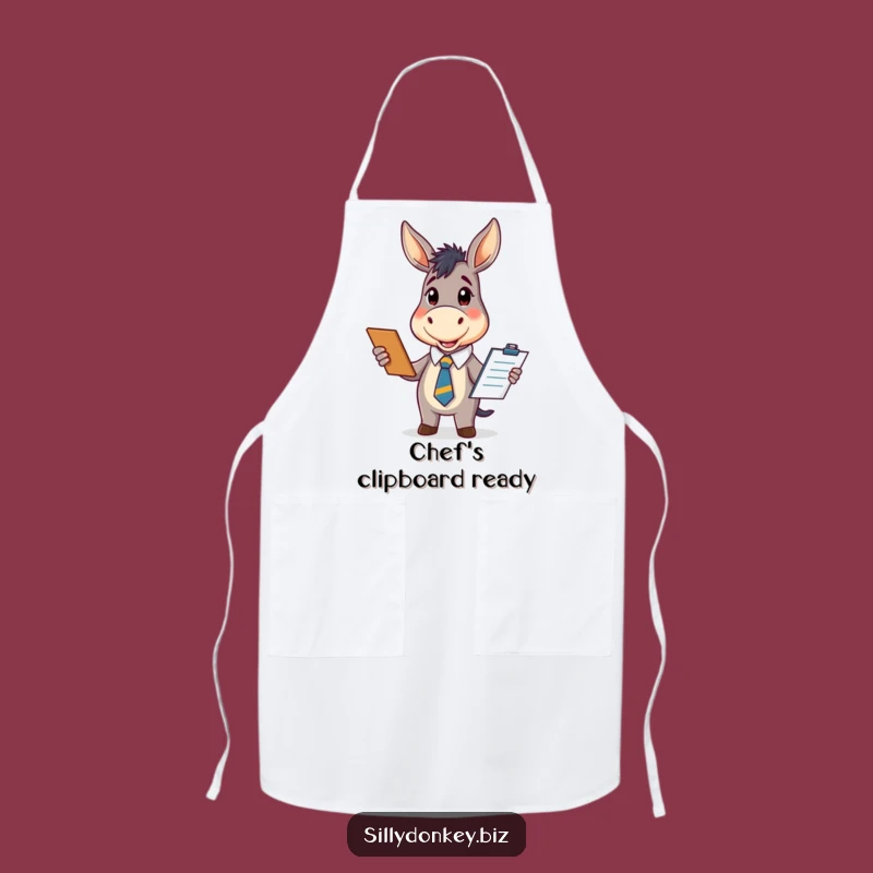 Funny Kawaii Donkey Apron: Cook with Charm in this Funny Kitchen Wear