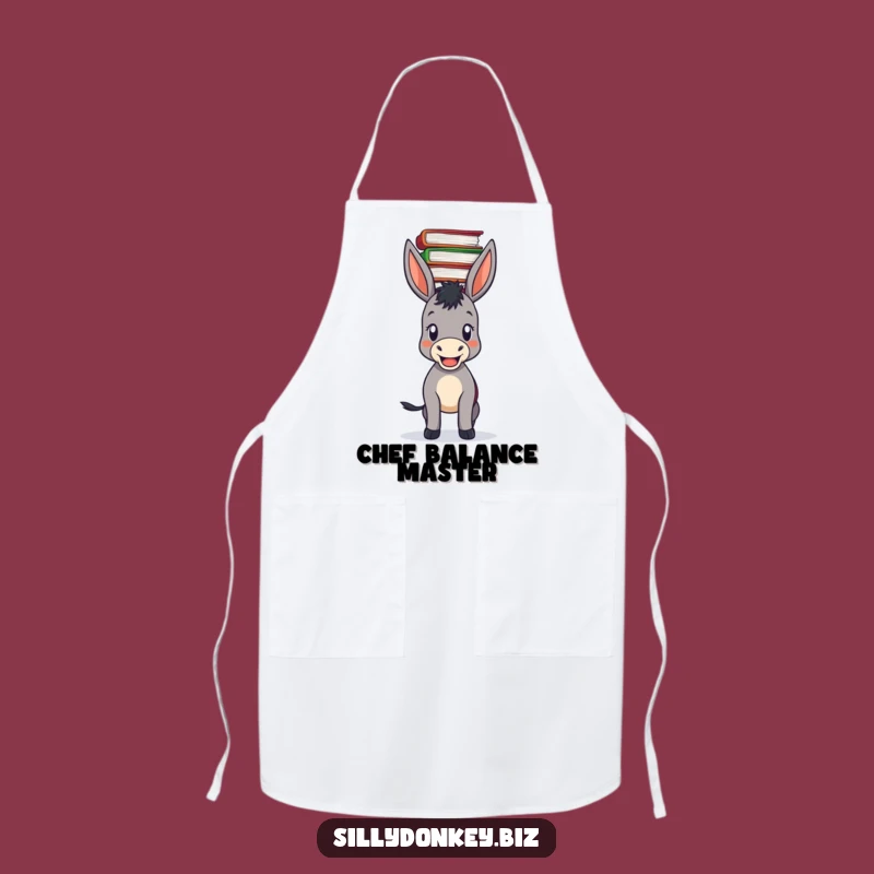 Funny Donkey File Apron: Hilarious Chef Donkey for Organized Cooking