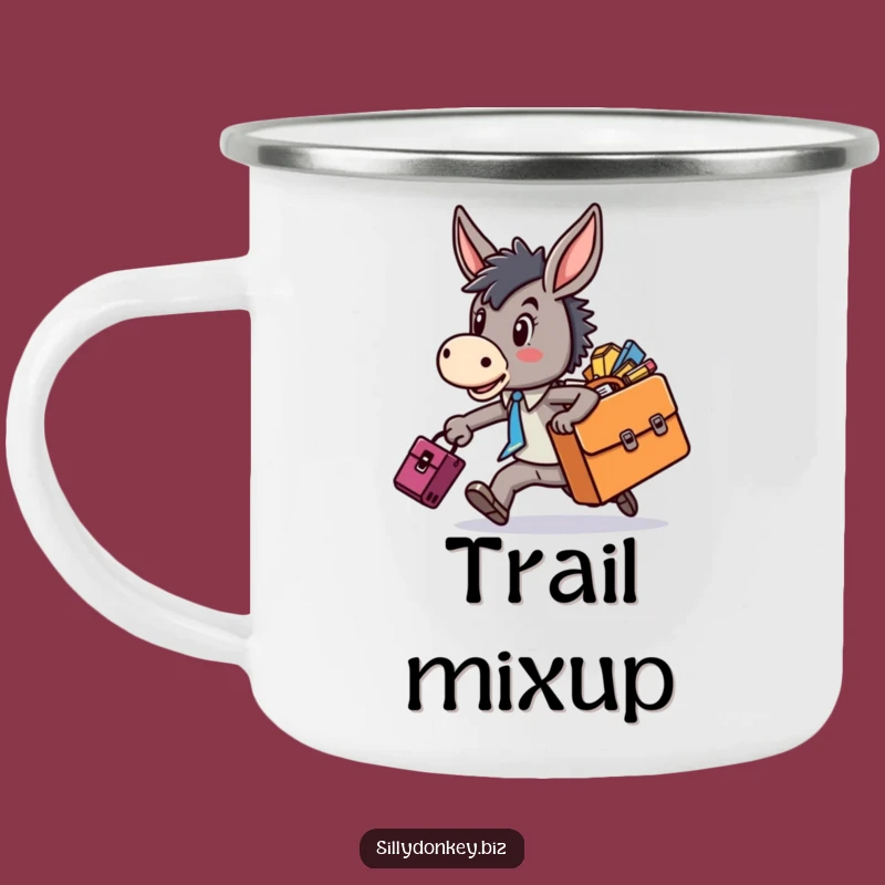 Funny Kawaii Donkey Camping Mug: Adventure Fuel for Your Wildest Days