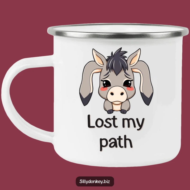 Funny Kawaii Donkey Camping Mug: Fuel Your Adventures with Humor