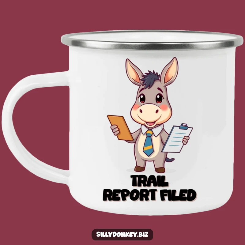 Funny Kawaii Donkey Camping Mug: Your Cheerful Companion for Outdoor Adventures