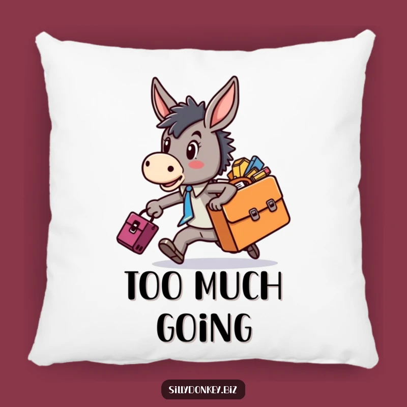 Funny Kawaii Donkey Pillow: Comfy Cuddles for Stressful Times