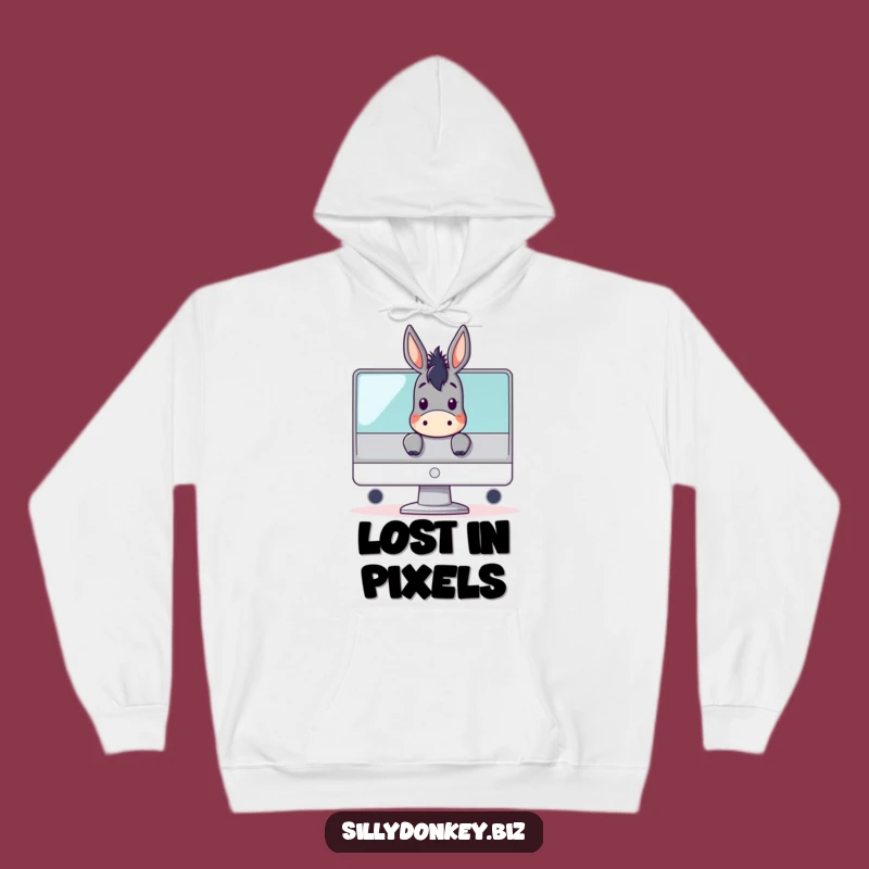 Funny Gamer Donkey Hoodie: Stay Cozy While You Conquer Realms