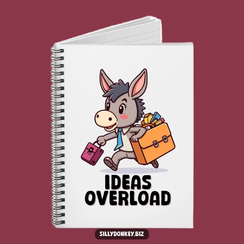 Funny Kawaii Donkey Notebook: Jot Down Your Wildest Ideas with Humor