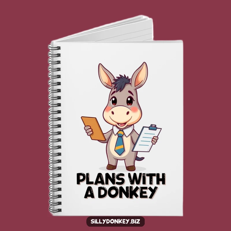 Funny Kawaii Donkey Notebook: Jot Down Ideas with this Funny, Office Journal