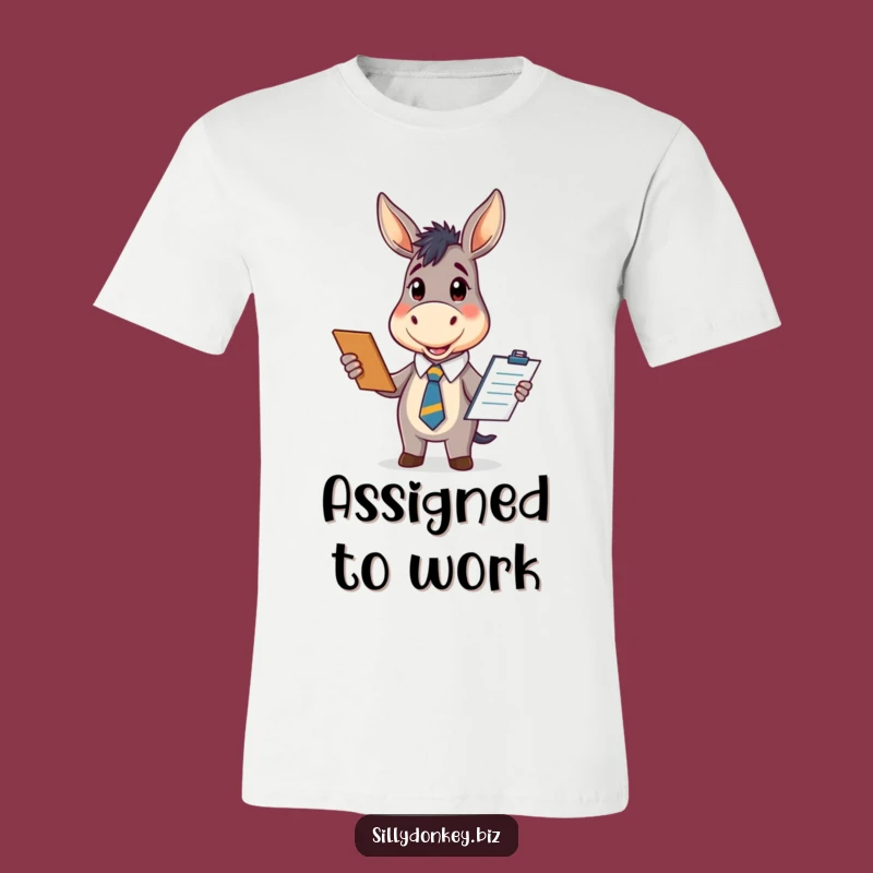 Funny Kawaii Donkey T-Shirt: Embrace Your Inner Office Superstar!