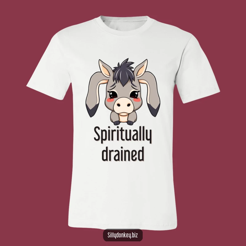 Funny Kawaii Donkey T-Shirt: Wear Your Mock Despair with Pride