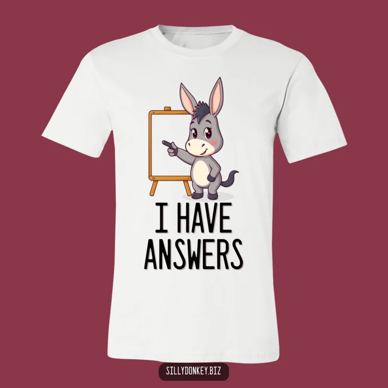 Funny Presenter Donkey T-Shirt: Share Your Ideas with Flair